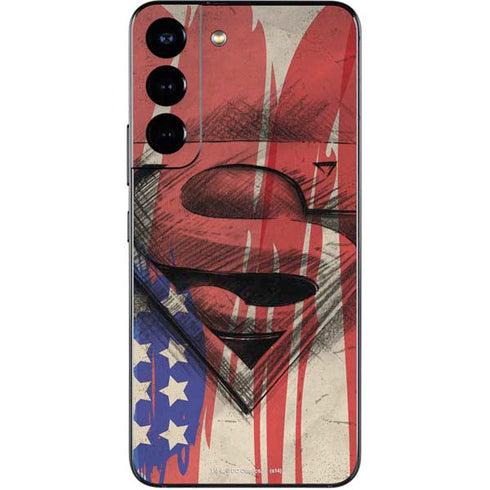 DC Comics Superman Crest Galaxy S22 Skin